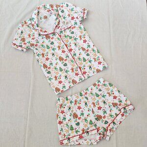Roller Rabbit Gingerbread Party Pajamas Set - XS